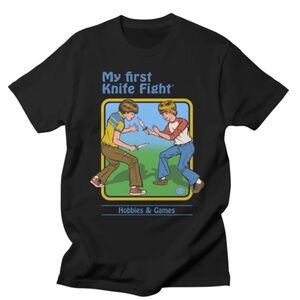 Steven Rhodes Knife Fight Shirt XL